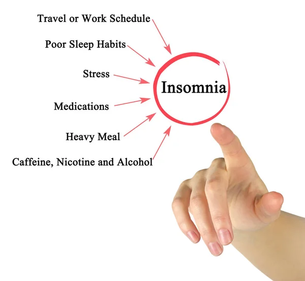 Presenting Six Drivers Insomnia — Stock Photo, Image
