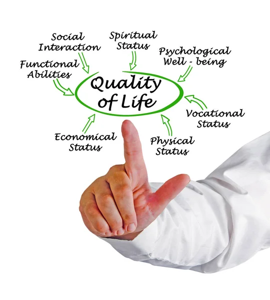 Seven Drivers Quality Life — Stock Photo, Image