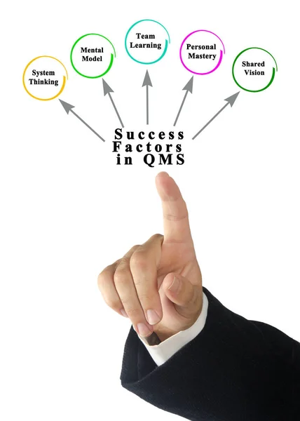 Success Factors Quality Management System Qms — Stock Photo, Image