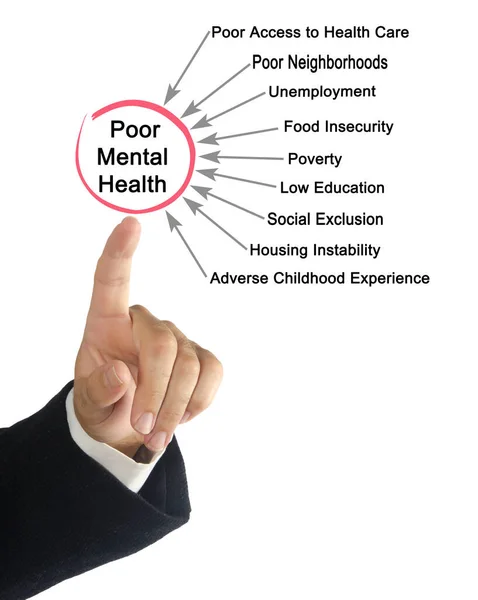 Drivers Poor Mental Health — Stock Photo, Image