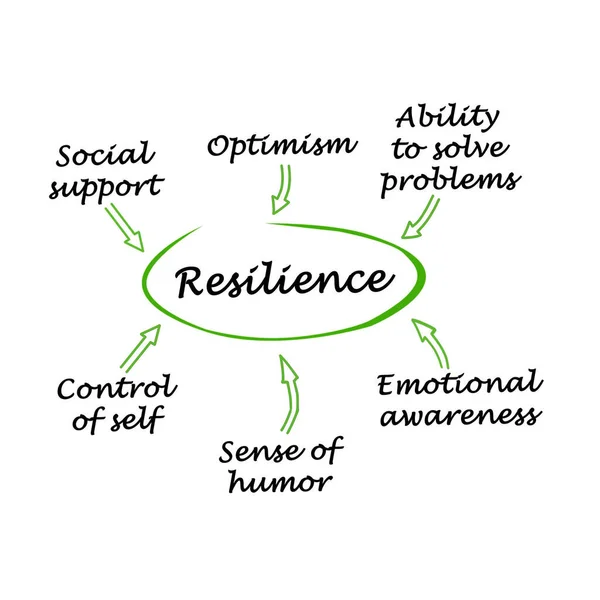 Six Drivers Resilience — Stock Photo, Image