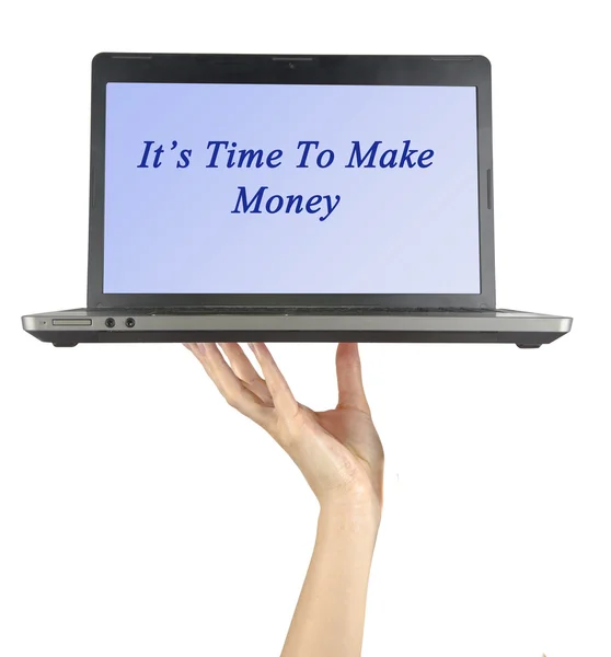 It's time to make money — Stock Photo, Image