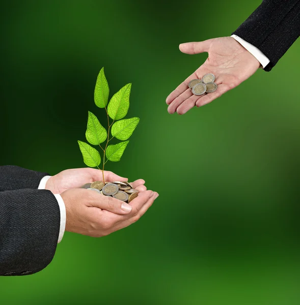 Investir em negócios ecológicos — Fotografia de Stock