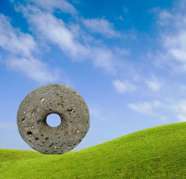 Rueda de piedra — Foto de Stock