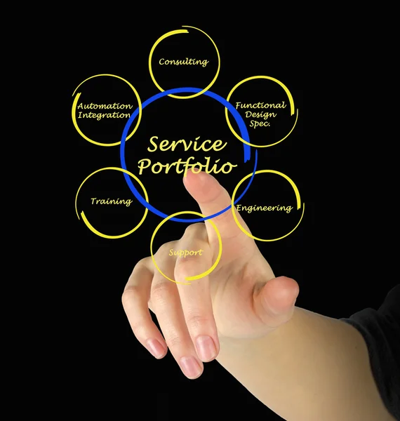 Service Portfolio — Stock Photo, Image