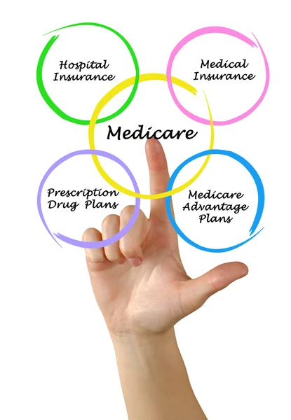 Diagramme du régime d'assurance-maladie — Photo
