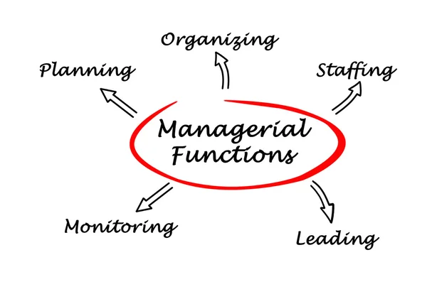Managerial Functions — Stock Photo, Image