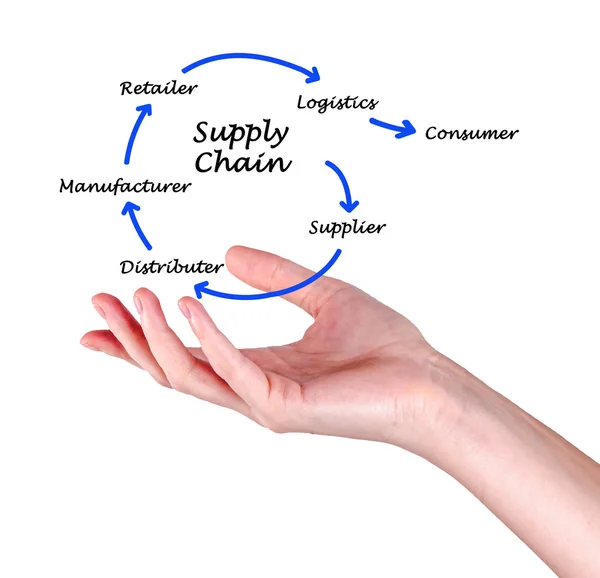 Supply Chain Management — Stockfoto
