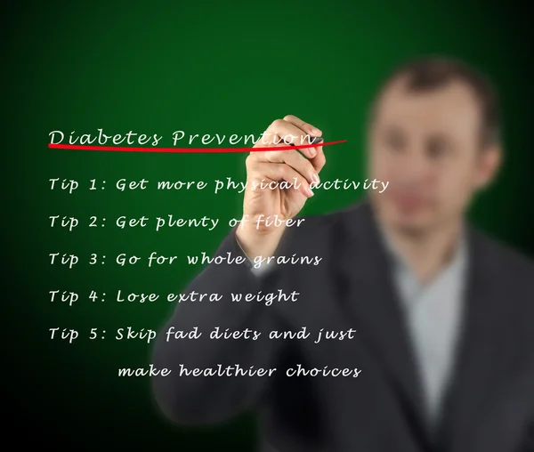 Diabetes preventie — Stockfoto