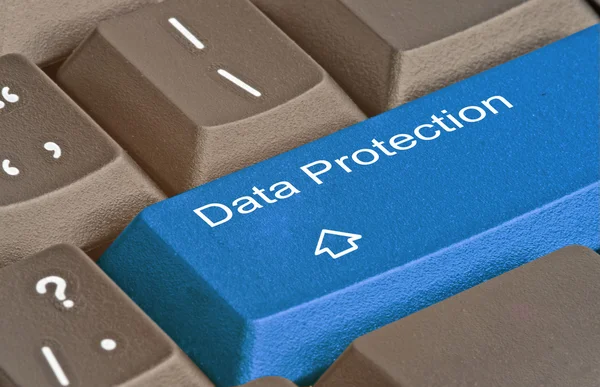 Klíč pro data ochrana — Stock fotografie