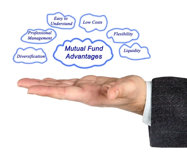 Mutual Fund Advantages — Stock Photo, Image