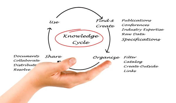 Knowledge Cycle — Stock Photo, Image