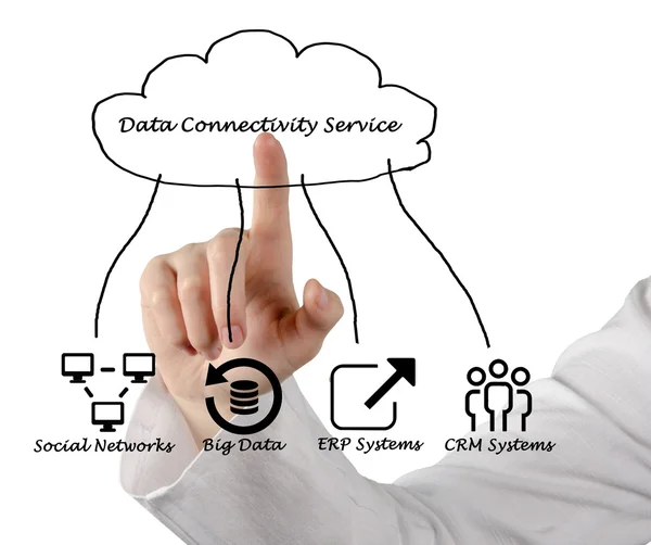 Data Connectivity-tjänsten — Stockfoto