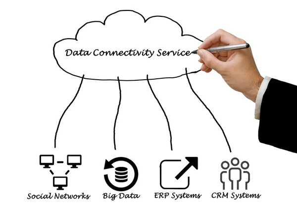 Data Connectivity-tjänsten — Stockfoto