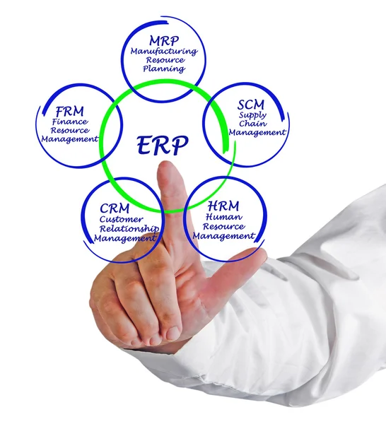 Enterprise resource management — Stockfoto