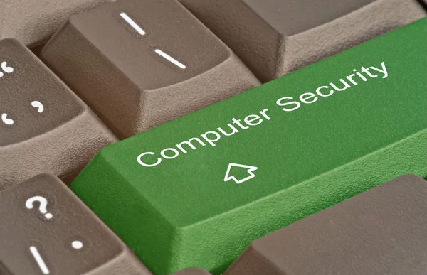 Hot key for computer security — Stock Photo, Image