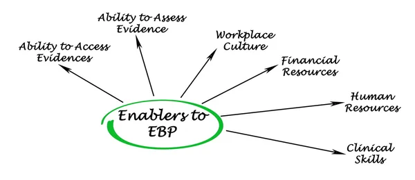 Ebp にイネーブラー — ストック写真