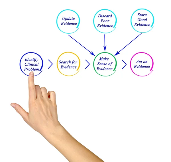 Ebp-Diagramm — Stockfoto