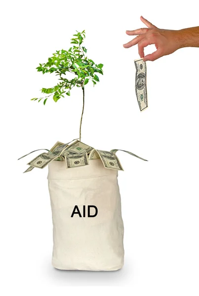 Bag with aid — Stock Photo, Image