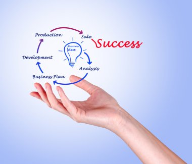 Başarı için iş fikri