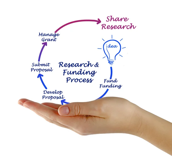 Financiación de la investigación Ciclo de vida —  Fotos de Stock