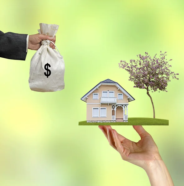 Selling of house — Stock Photo, Image