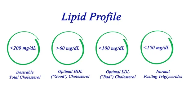 Lipidprofil — Stockfoto