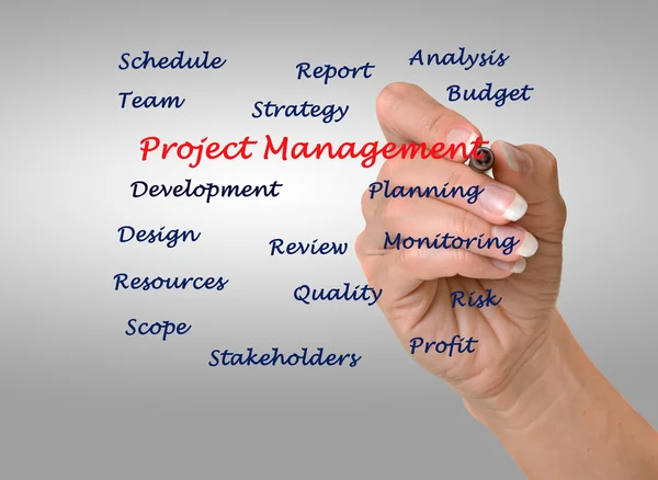 Projektmanagement — Stockfoto