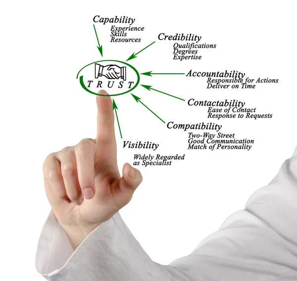 Diagrama de confianza —  Fotos de Stock