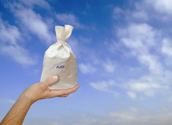 Tasche mit Hilfsmitteln — Stockfoto