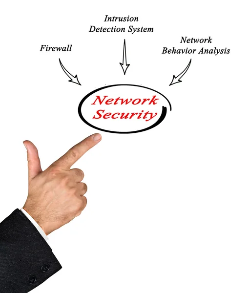 Netwerkbeveiliging — Stockfoto
