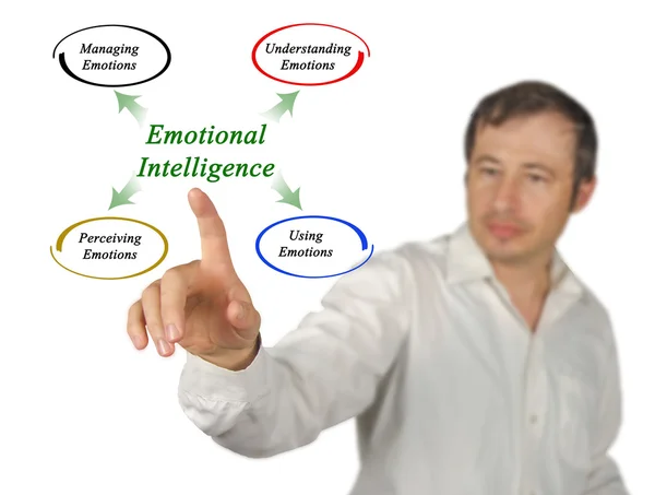 Diagram över emotionell intelligens — Stockfoto