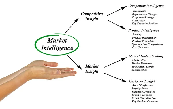 Inteligencia de mercado — Foto de Stock