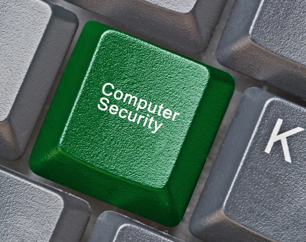 Hot key for computer security — Stock Photo, Image