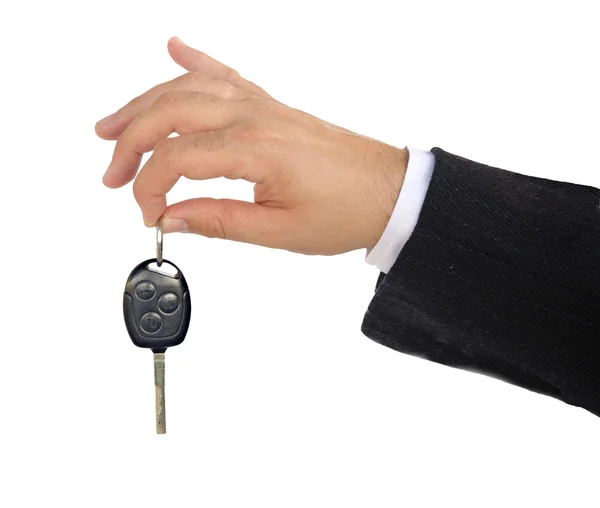 Hand with car key — Stock Photo, Image