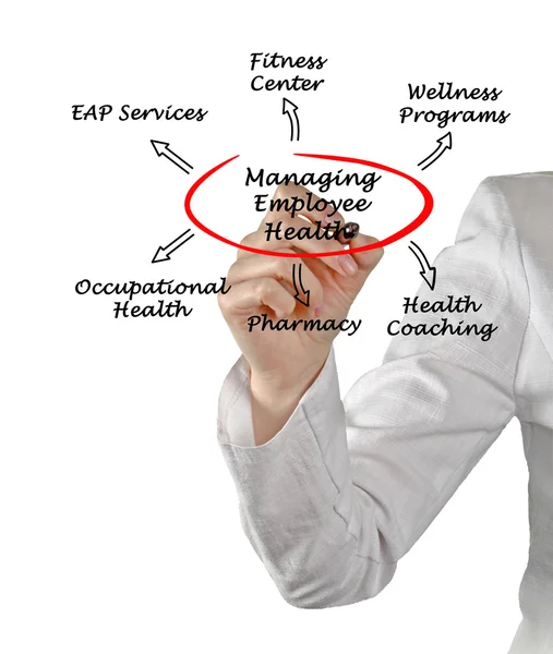 Managing Employee Health — Stock Photo, Image