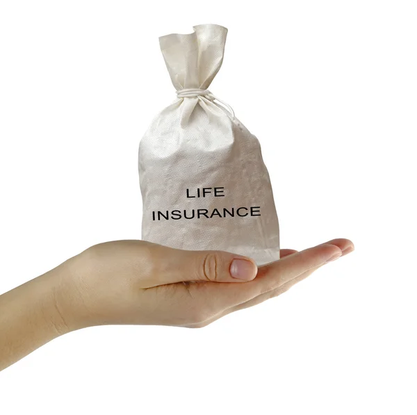 Bolsa con seguro de vida — Foto de Stock