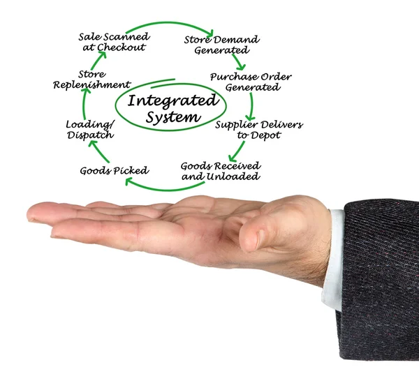 Integrerat system — Stockfoto