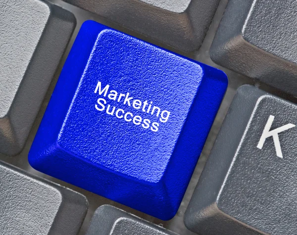 Hot key for marketing success — Stock Photo, Image