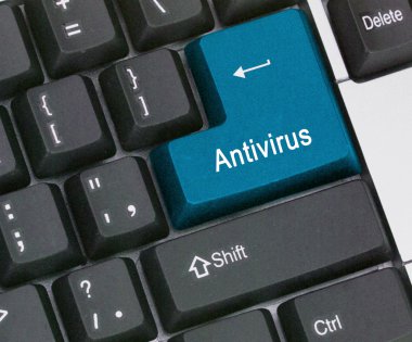 Antivirüs tuşlu klavye