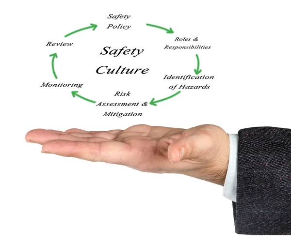 Diagrama de cultura de seguridad — Foto de Stock