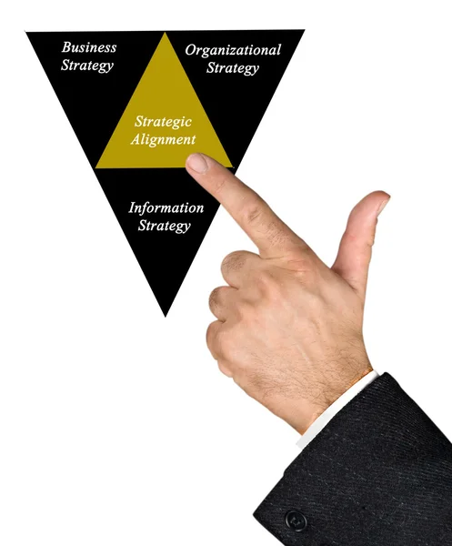 Diagram of Strategic Alignment — Stock Photo, Image