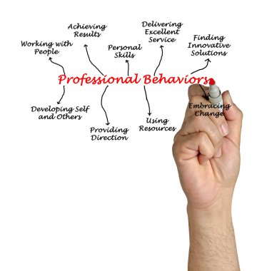 Bir diyagramı profesyonel davranışları