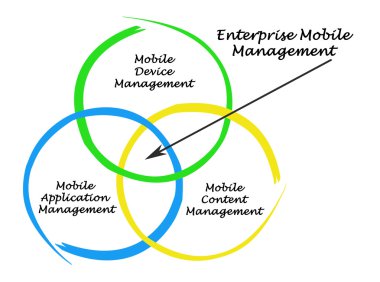 Kurumsal mobil yönetim şeması