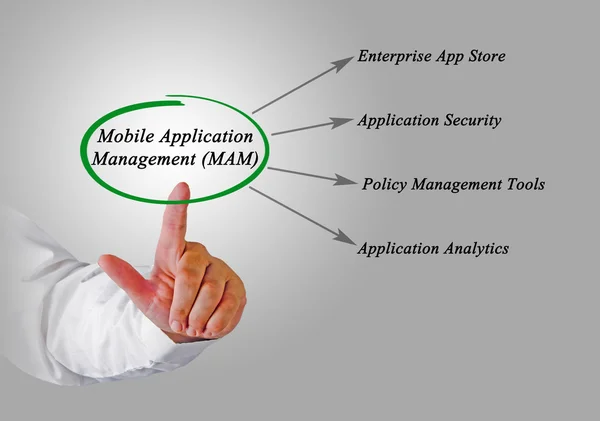 Diagramme de gestion des applications mobiles — Photo