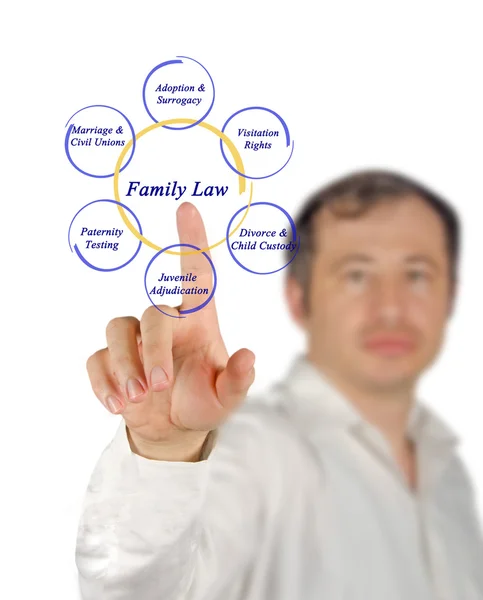 Komponenter i familjerätt — Stockfoto