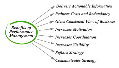 Performans yönetim sistemi diyagramı