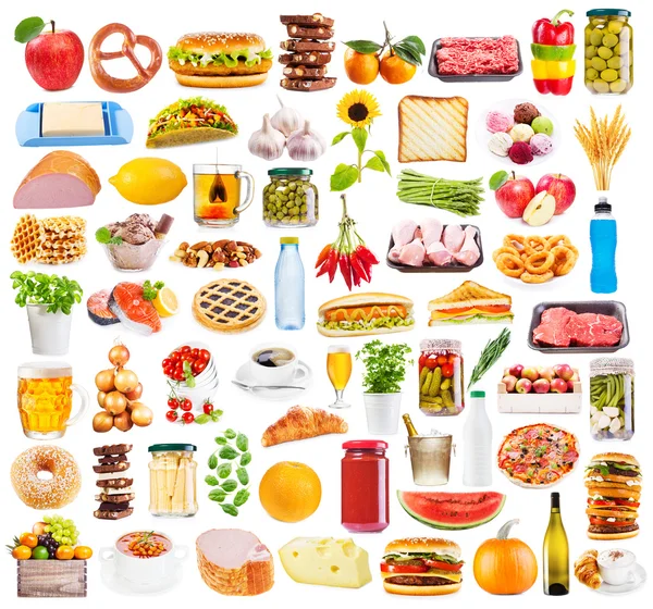 Food collection — Stock Image Food collection Royalty Free Stock Photos
