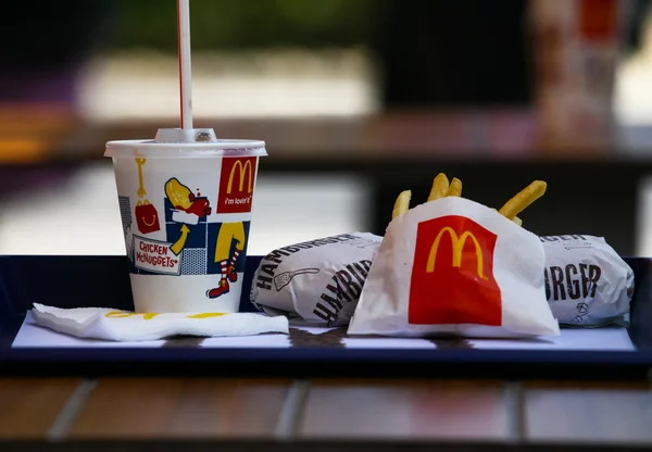 Mcdonalds-Menü — Stockfoto