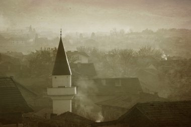 Vintage Köyü arka plan 